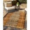 The Rug Department Liora Manne Marina Tribal Stripe Indoor Outdoor Area Rug Gold